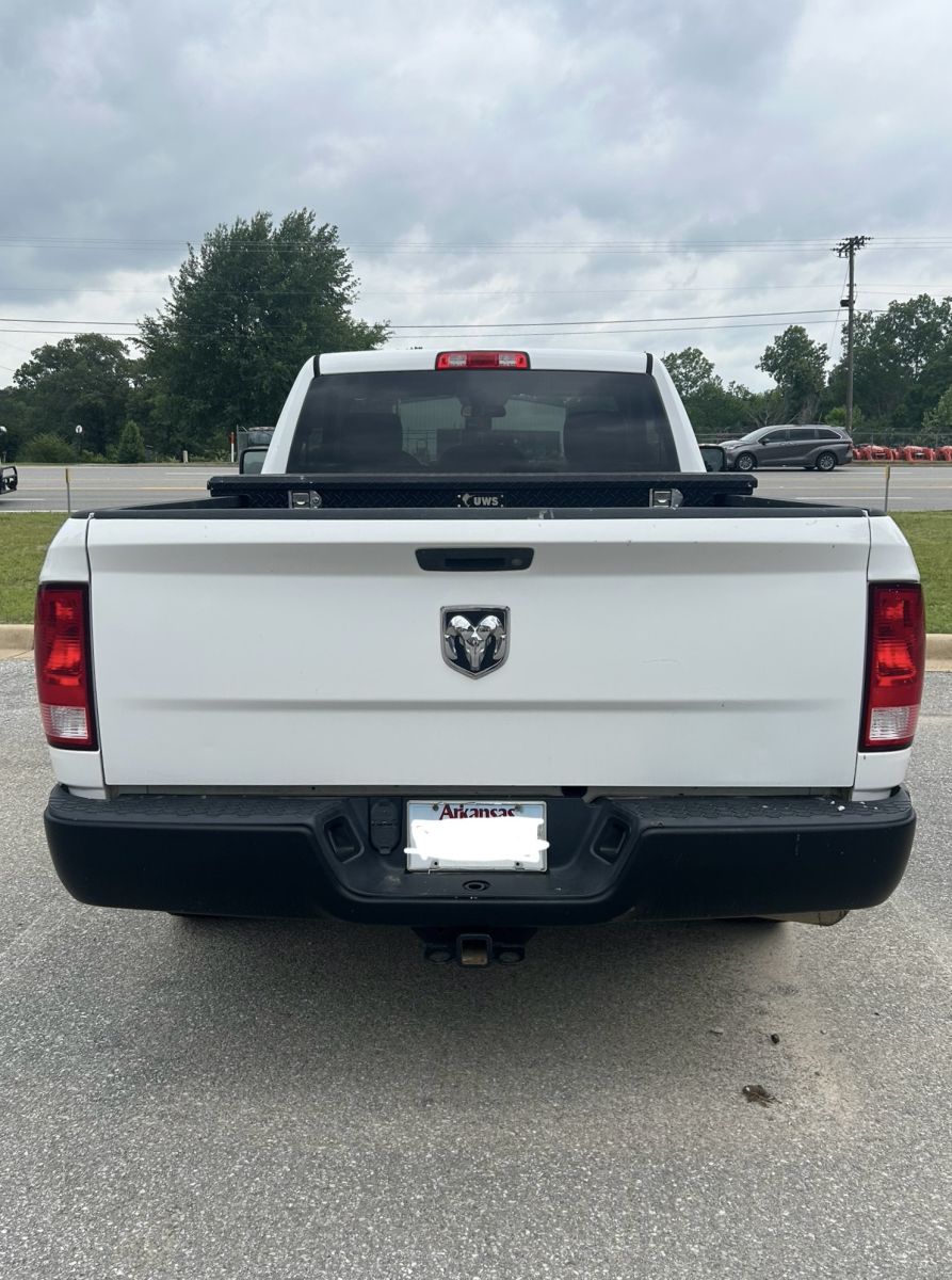 back of truck